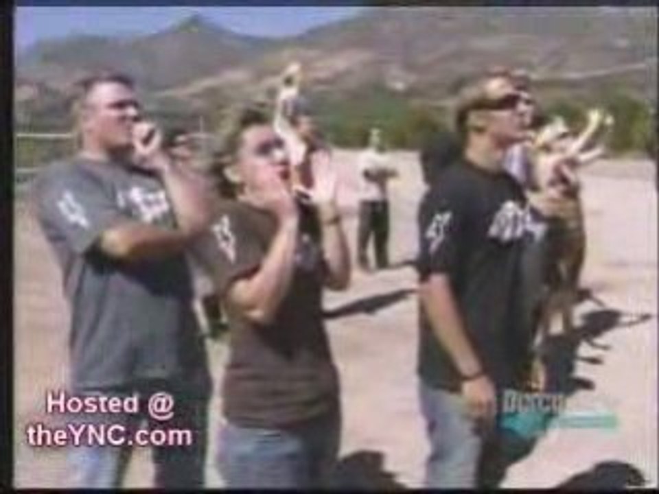 Belle cascade en quad