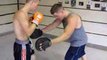 Modified Boxing Striking Training Workout For MMA.