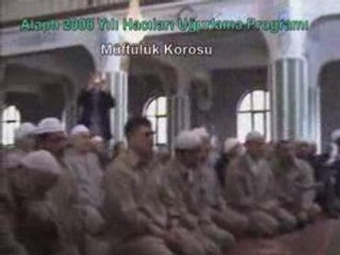 Alaplı 2008 Hacılarını uğurlama koro
