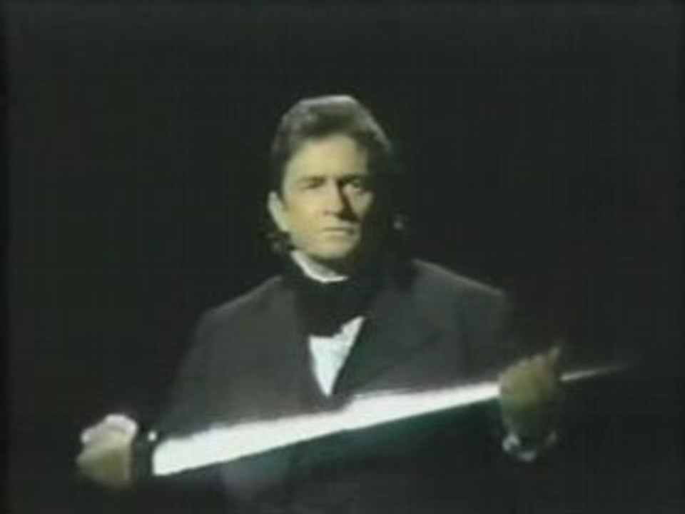Johnny Cash performs Blowin' In The Wind2
