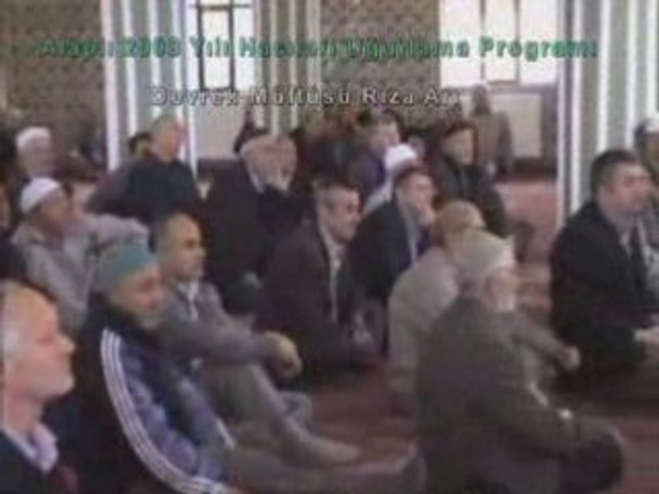 Alaplı hacılarını uğurlama Devrek  Müftüsü