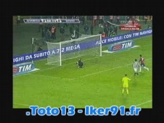 JUVENTUS TURIN - GENOA 3-1 BUT DE MILITO