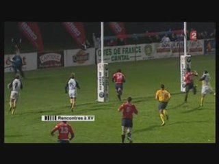 France 2 Rencontres à XV Essai Aurillac-La Rochelle