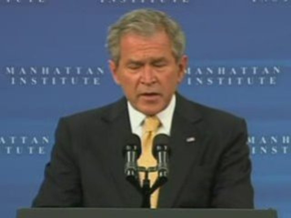 Bush's warning about global money problems
