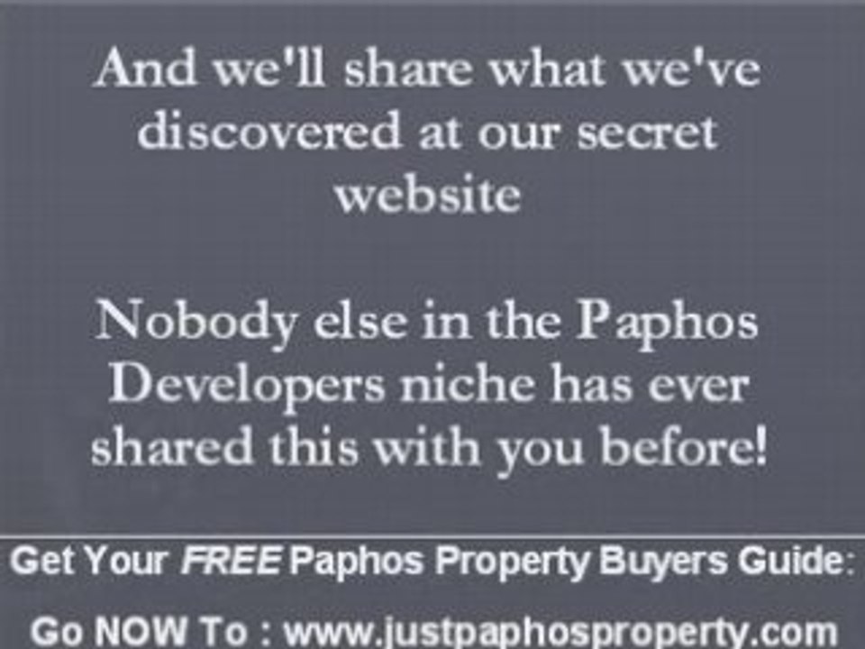 Paphos Property Sale
