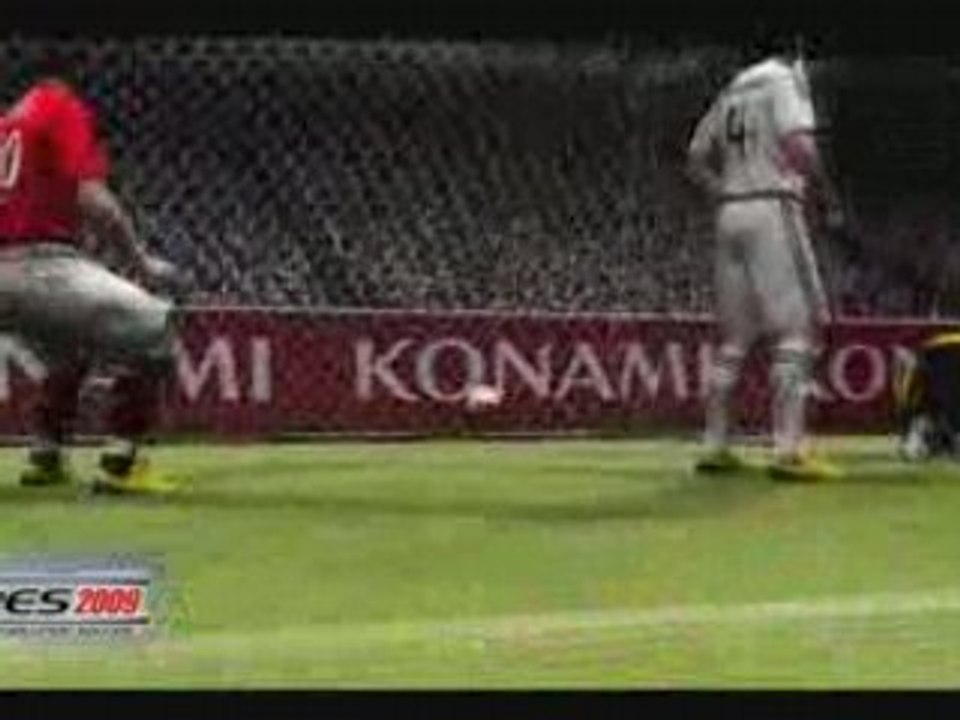 PES 2009 bests goals : demi-volée Carrick à 40 m - Silas