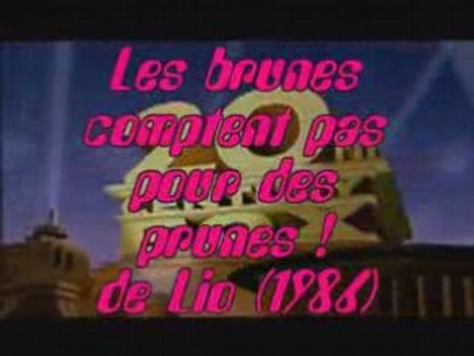 Playback - Les brunes comptent pas pour des prunes