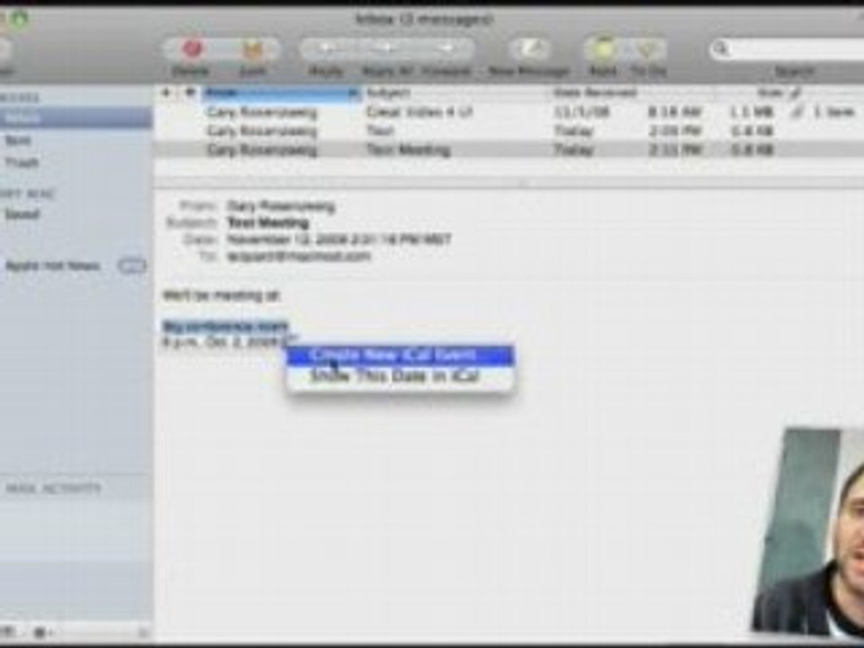 MacMost Now 159: Using Data Detectors