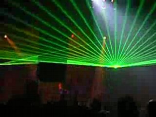 digital harmonium Visage qui s'ouvre + lasers