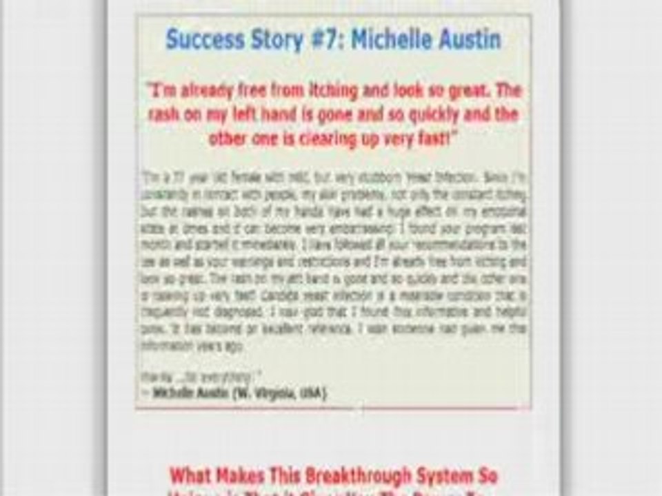 Fast Cure to Nasty Yeast Infection!