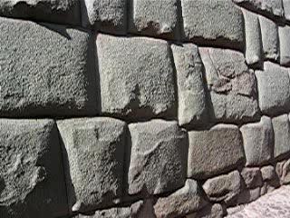 Mauer mit Inka-Stein mit 12 Ecken