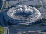 demolicion estadio-Atlanta Fulton County Stadium Demolition