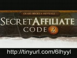 Sectret Affiliate Code 2 - Craig Beckta Reveals