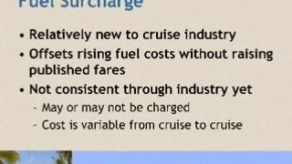 Unexpected Costs in Bargain Cruises