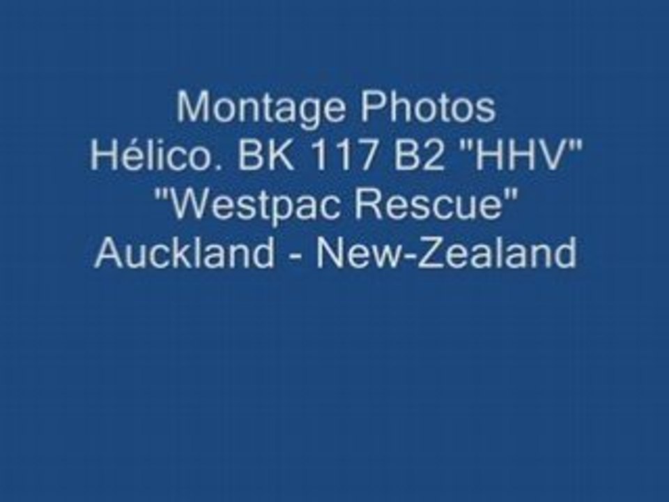 Montage Photos BK117 / RC en vol.