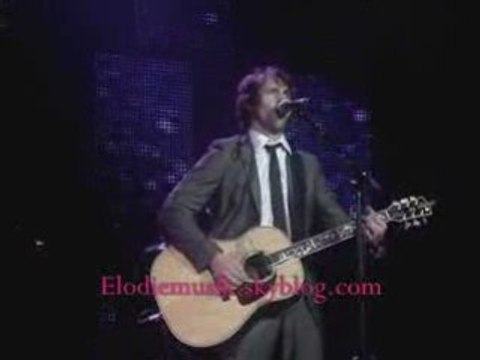 Concert james blunt dijon 1ere partie