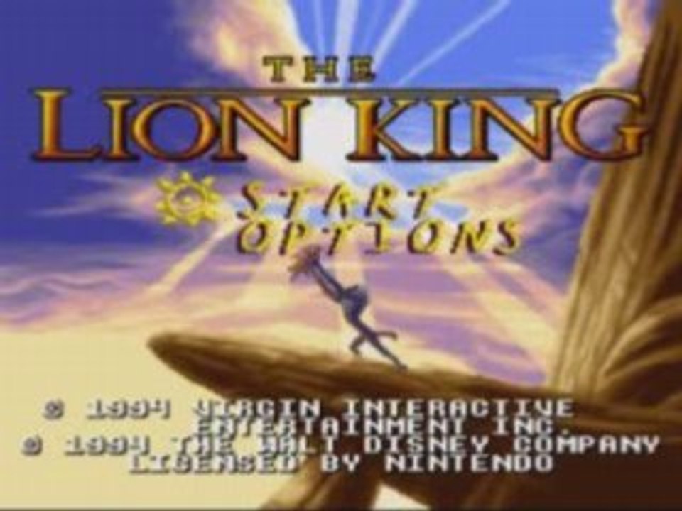 [VIDEOTEST] Le Roi Lion - Super Nintendo