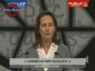 Ségolène Royal au congrès de Reims (2/2)