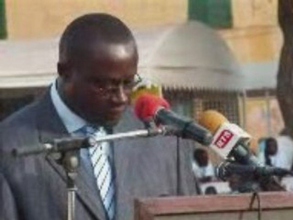 Discours du maire de gorée