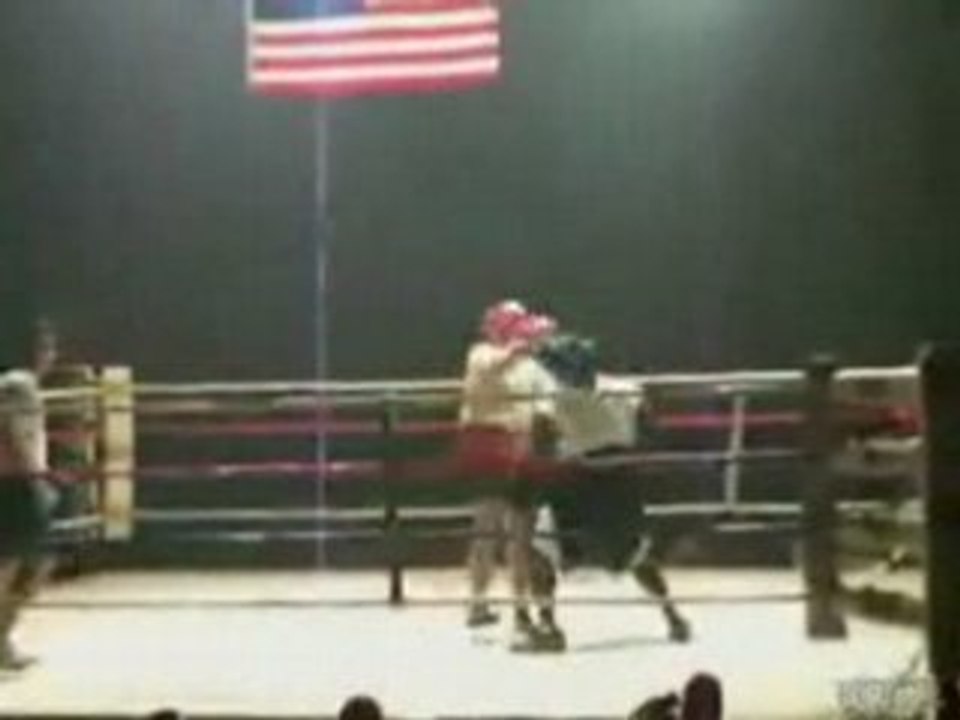 Huge Two Punch Knockout