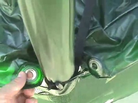 Grand trampoline avec bache camping