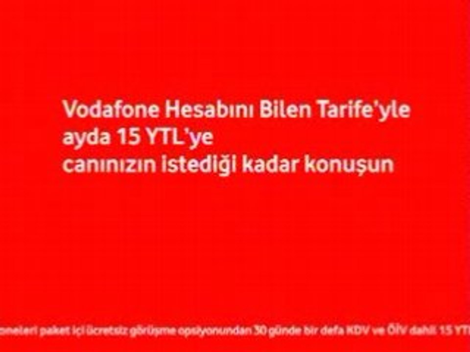 Vodafone Dansöz - mantikli