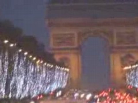 Illuminations Noël Paris France Champs Elysées