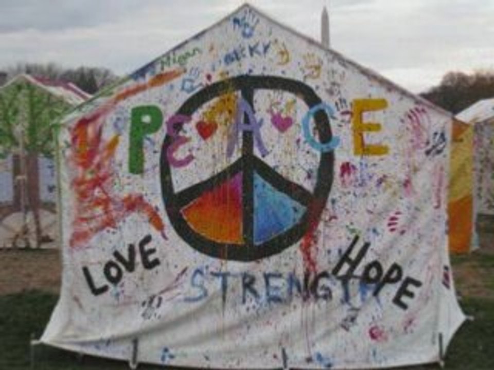 Peace and Love in Washington! Le 10 novembre 2008.