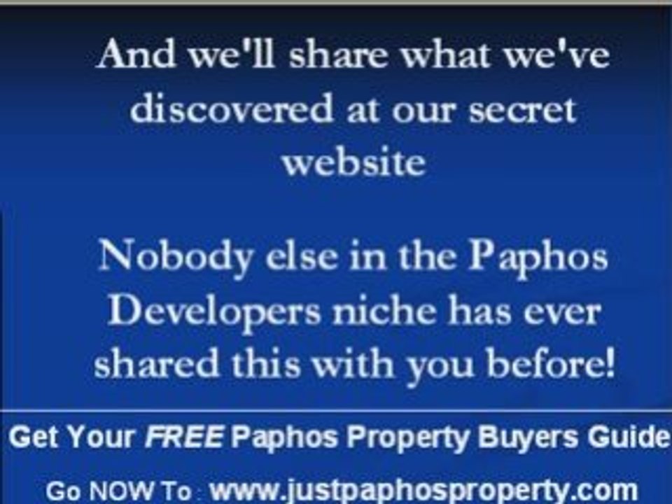 Estate Agents Paphos