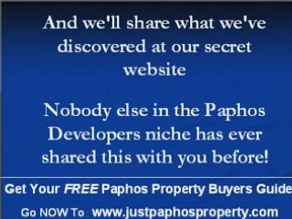 Property For Sale Paphos