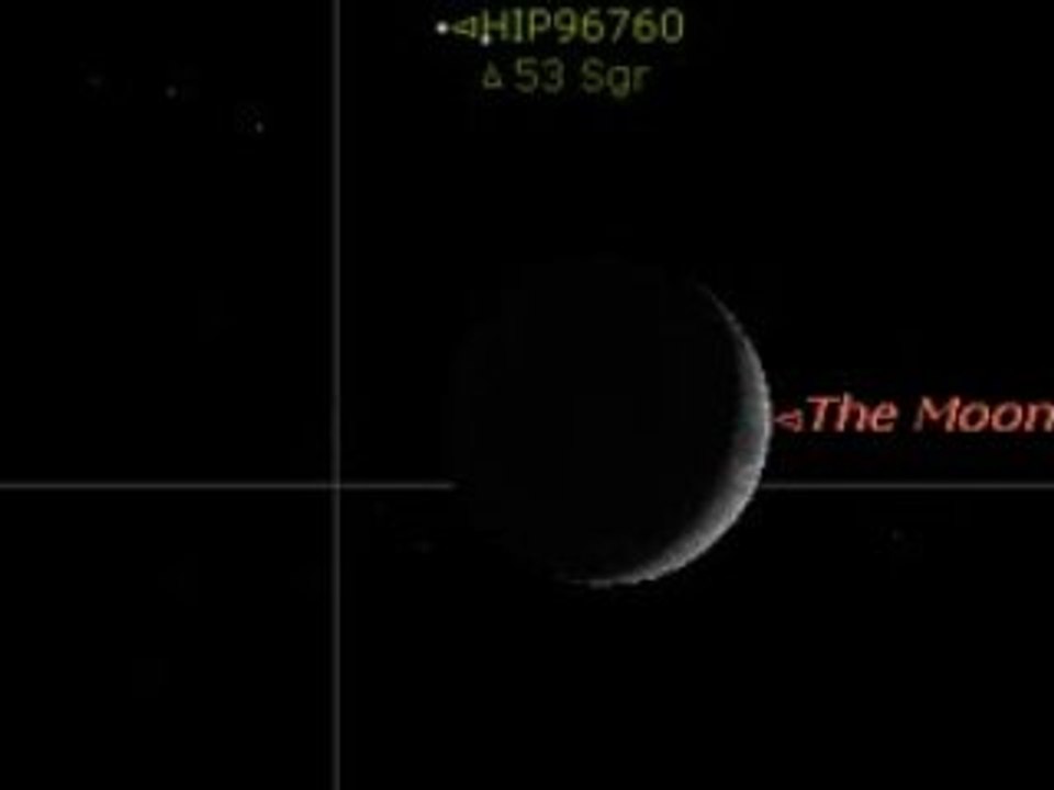 Occultation de Vénus par la lune