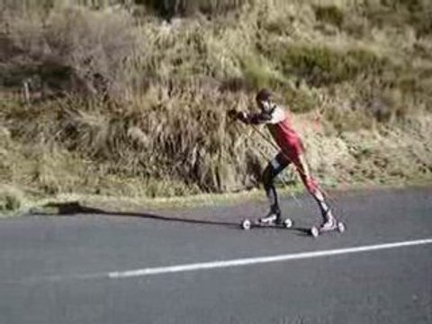 Rollerski montée du col Croix Morand 2008
