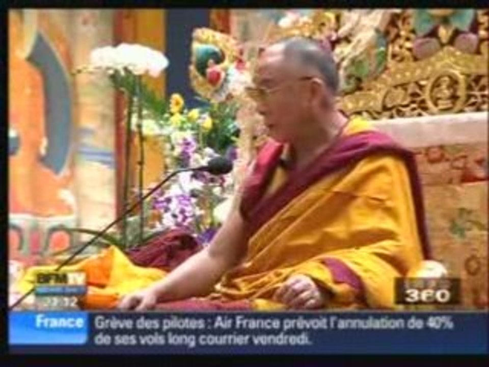 Nicolas Sarkozy rencontera le dalai lama  6 12 08
