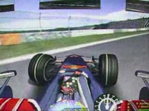 Moi sur Rfactor avec la Toro Rosso de Sebastien Bourdais