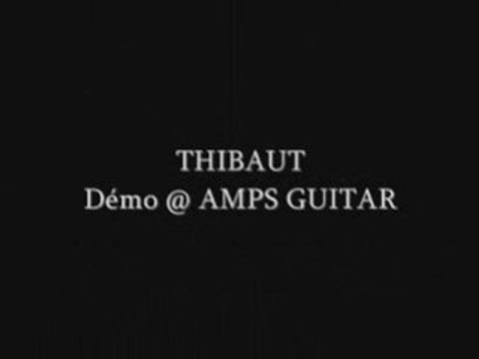Thibaut - Démo Mayones @ Amps Guitar