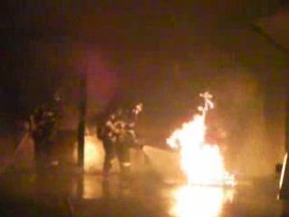 fia pompier 2008 savoie simulateur  feu de tunnel