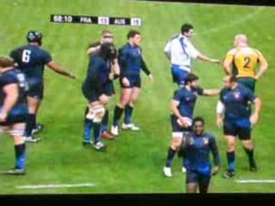 France 13 - 18 Australie