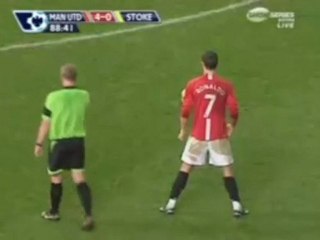 Cristiano Ronaldo vs Stoke City Goal