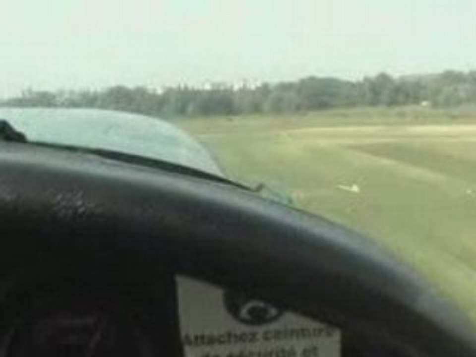 Décollage en cessna 172