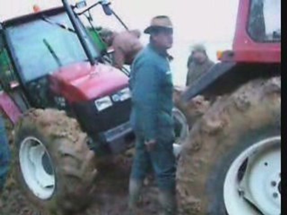 petit incident en tracteur