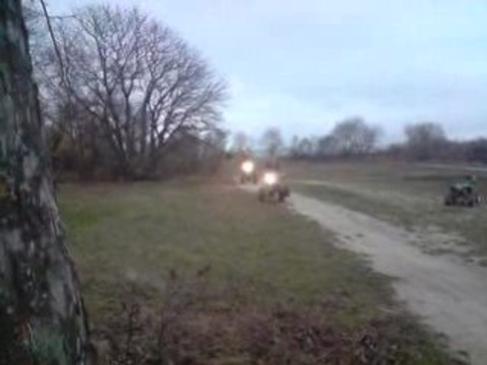 quad 350 Warrior vs 660 raptor fresne reims