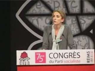 Delphine Batho au Congrès de Reims