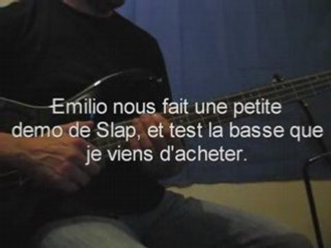 Emilio qui slap sur ma Basse -Impro Groovy -