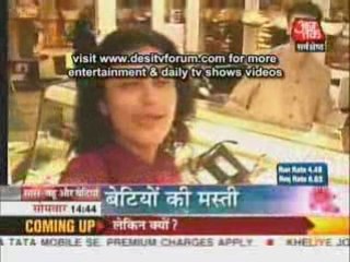 Saas Bahu betiyann [Aaj tak news] - 17th Nov 08 pt2