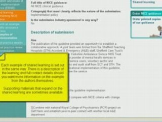 Shared learning database video tutorial