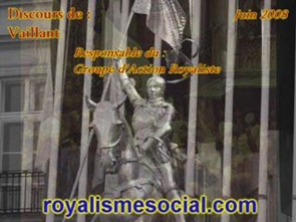 Banquet Camelots - discours esprit Camelot (juin 2008)