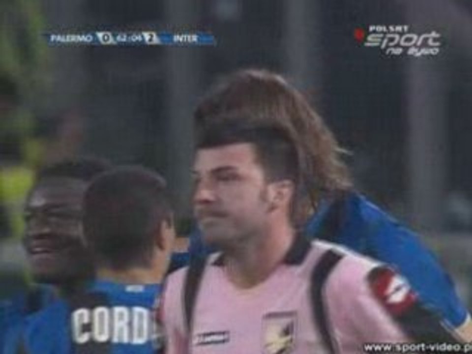 Coup franc Zlatan Ibrahimovic Inter Palerme 2-0
