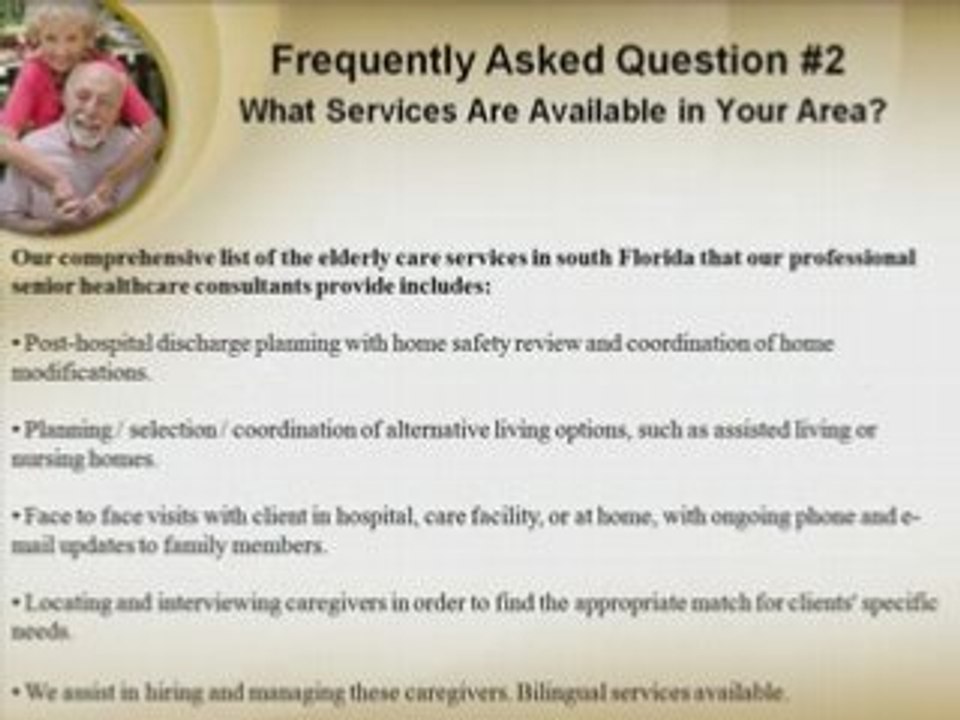FAQ 2 Elder Care Management South Florida
