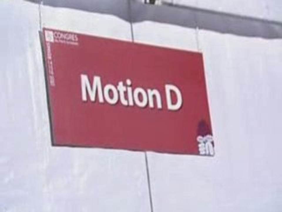 La motion D avec Martine Aubry à Reims