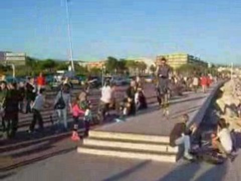 3ème essai saut marches